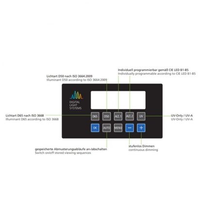 Lyskasse DLS v8 S med LED lys control