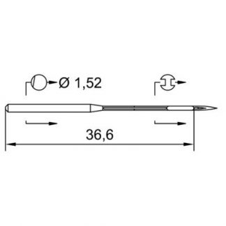 Schmetz UY 118 GKS Canu 2410 1 Skovtex.dk