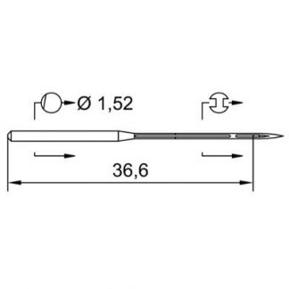 Schmetz UY118 Canu 2408 Skovtex.dk