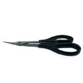 Saks 7600CB Broderisaks krum sort 14,5 cm Skovtex