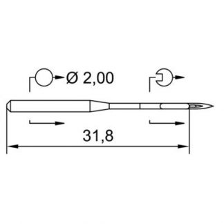 Schmetz 135x1 Canu 0650 1 Skovtex.dk