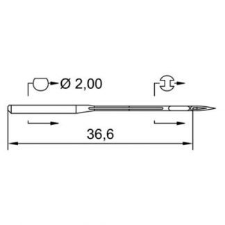 Schmetz 4463-8 FR Canu 2631 Skovtex.dk