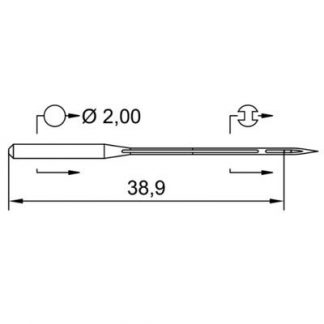 Schmetz uy 121 GS Canu 3605 1 Skovtex.dk