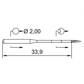 Schmetz industri symaskinenåle 134 PCL