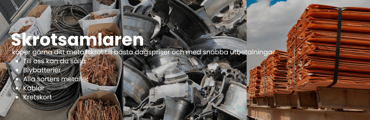 Skrotsamlaren Stockholm - Vi hämtar, köper och återvinner ditt metallskrot och hanterar grovsopor i Stockholm.