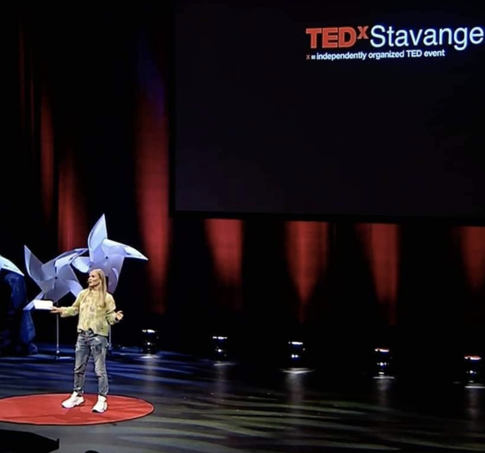 Yrja Oftedahl på TEDz Stavanger