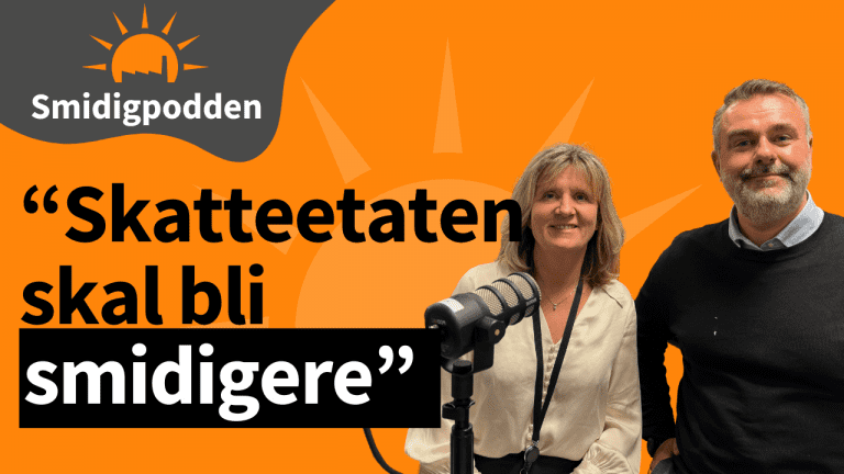 111: Skatteetaten skal bli smidigere! med Jarle Strømmen og Elisabeth Fischer