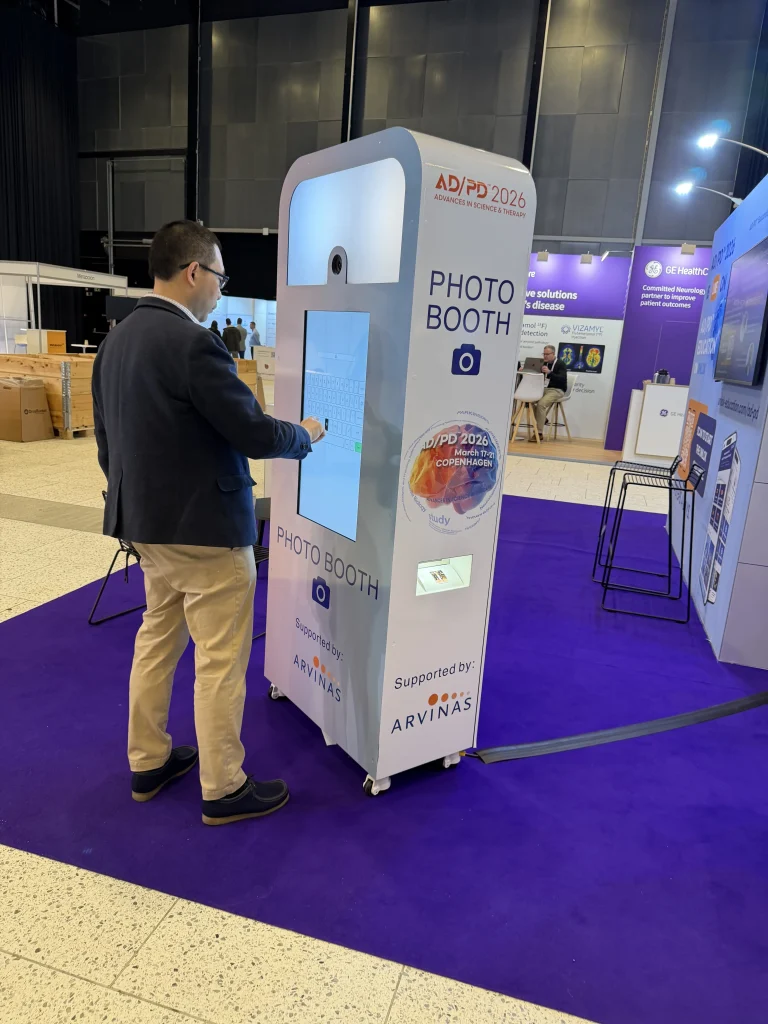 photo booth billeder sendt via email fra event