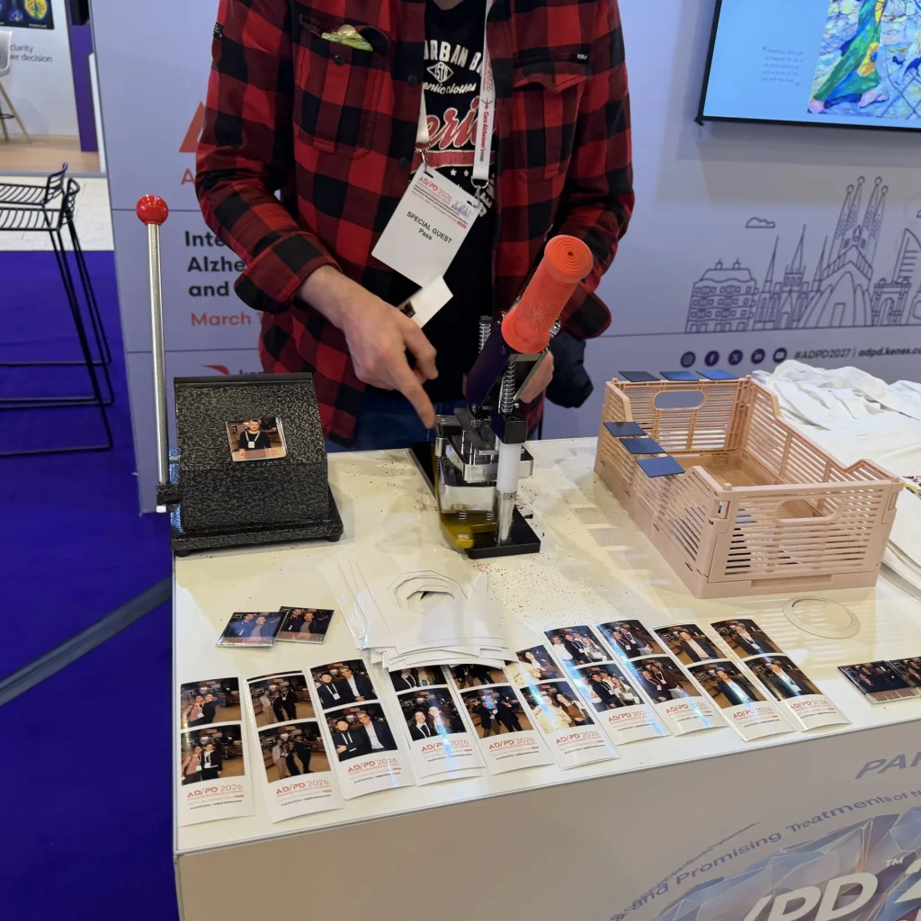 personlige magneter produceret på stedet til messe