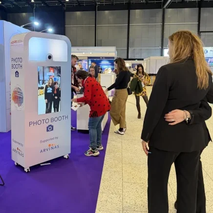 photo booth leje til messe i Bella Center med Tower Booth