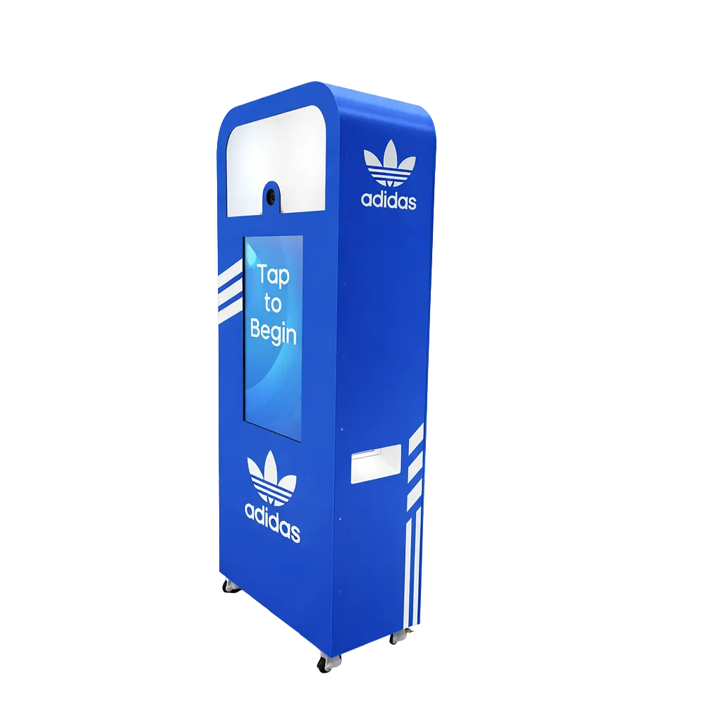 photo booth med fuld folie branding til event