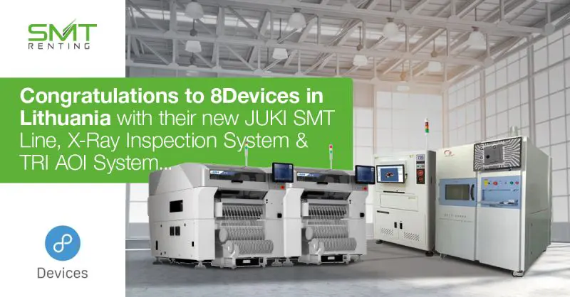 new SMT line, Xray and AOI inspection system
