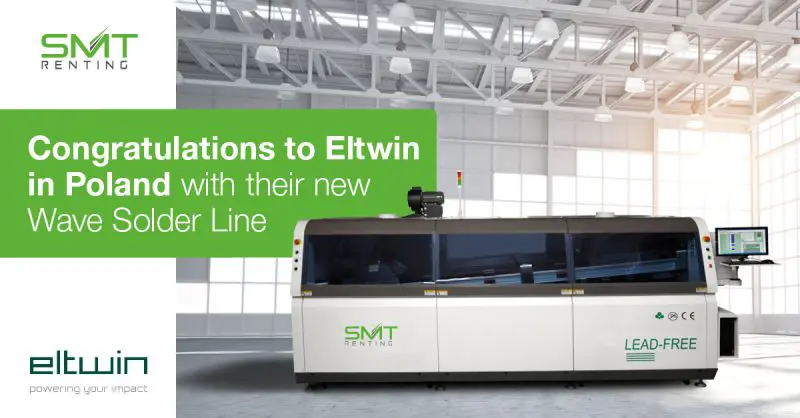 Eltwin Group in Poland with their recent investment in a complete Wave Soldering line