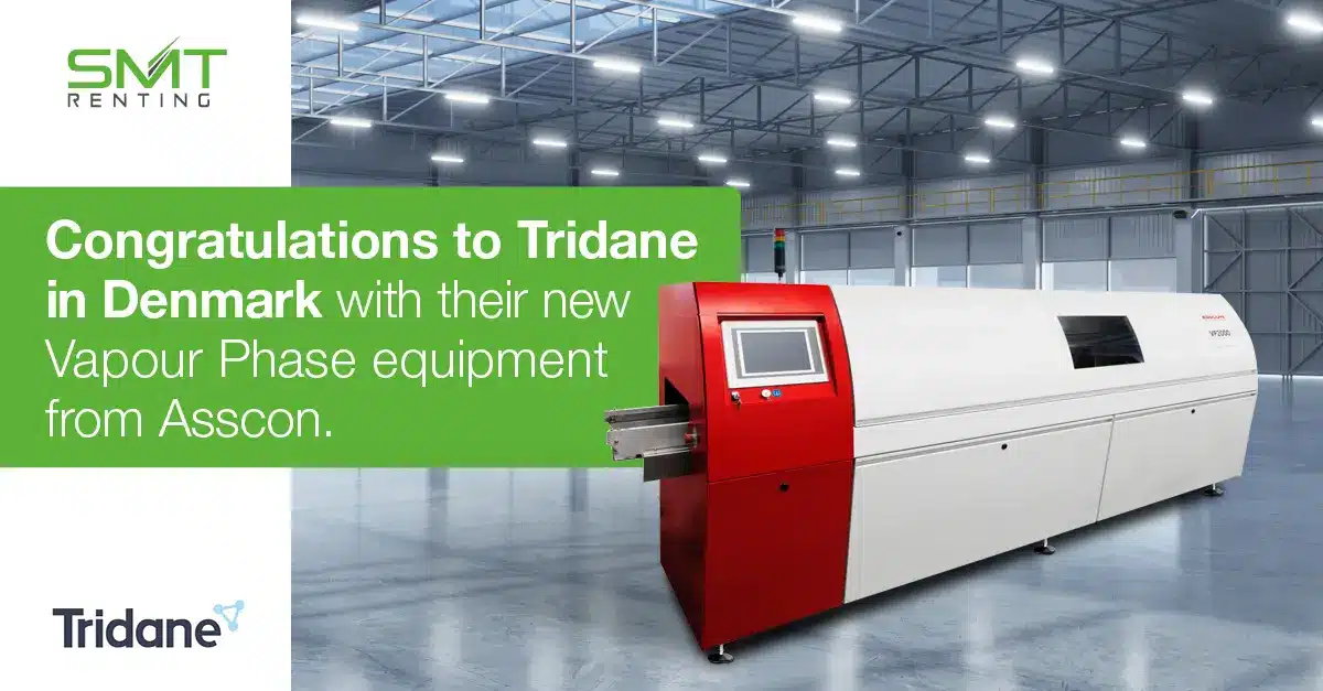 Congratulations to Tridane ApS in Denmark on their recent investment in a new Asscon Vapour Phase solution.