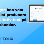 Tolio AI-skrivverktyg