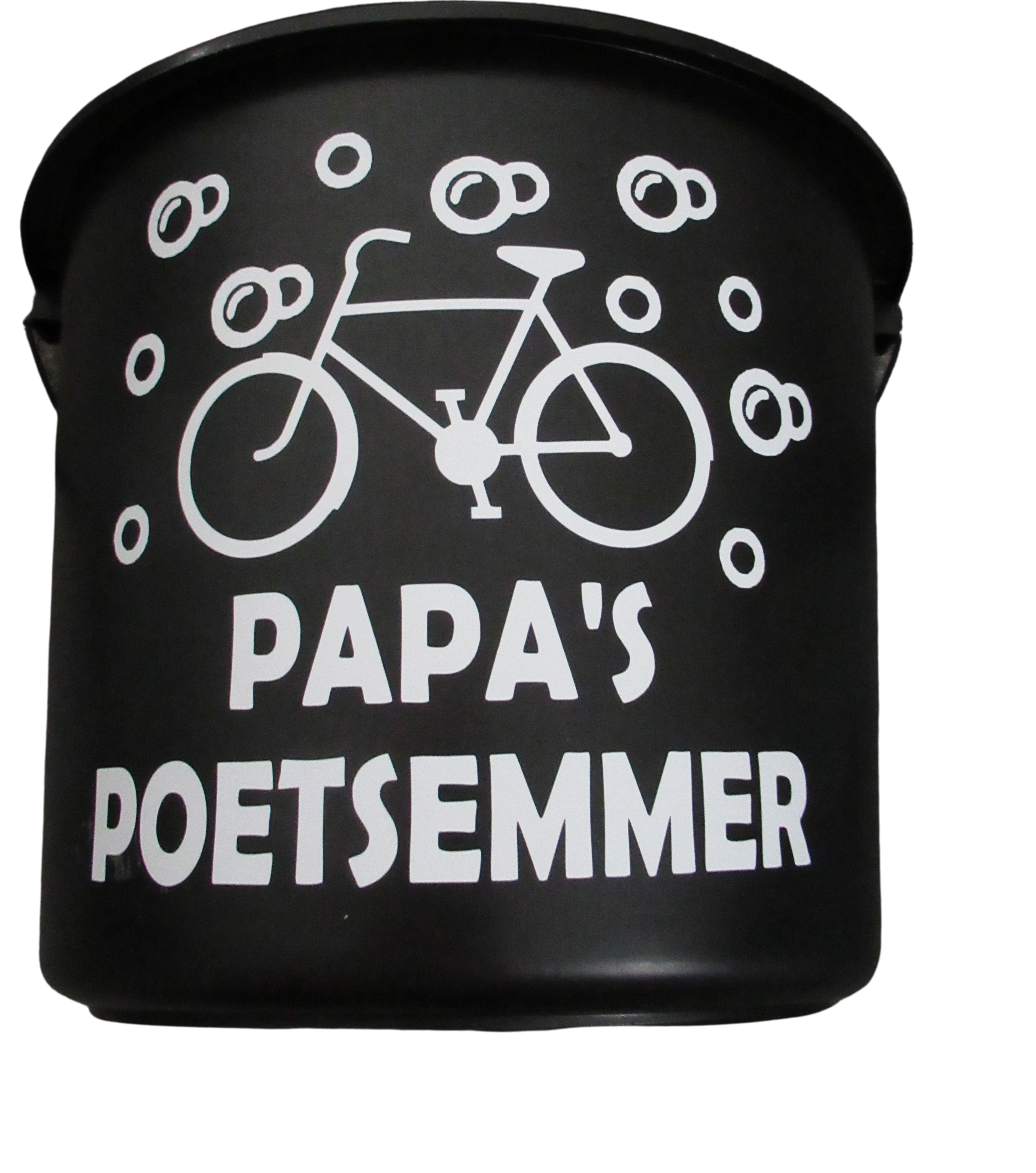 Sticker "Papa's poetsemmer fiets"