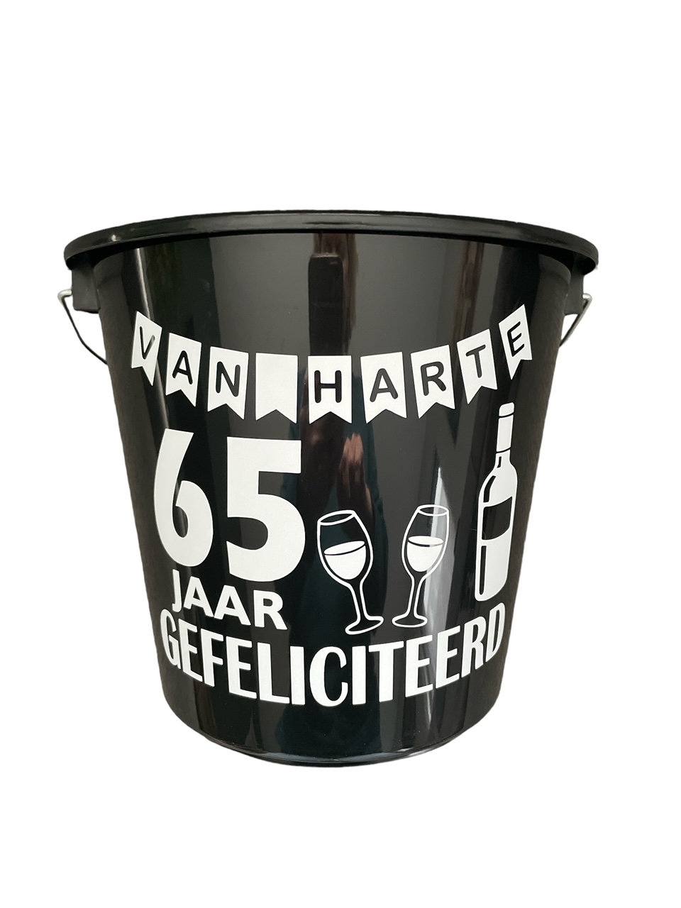 Van Harte 65 Jaar (Kleine Zwarte emmer)