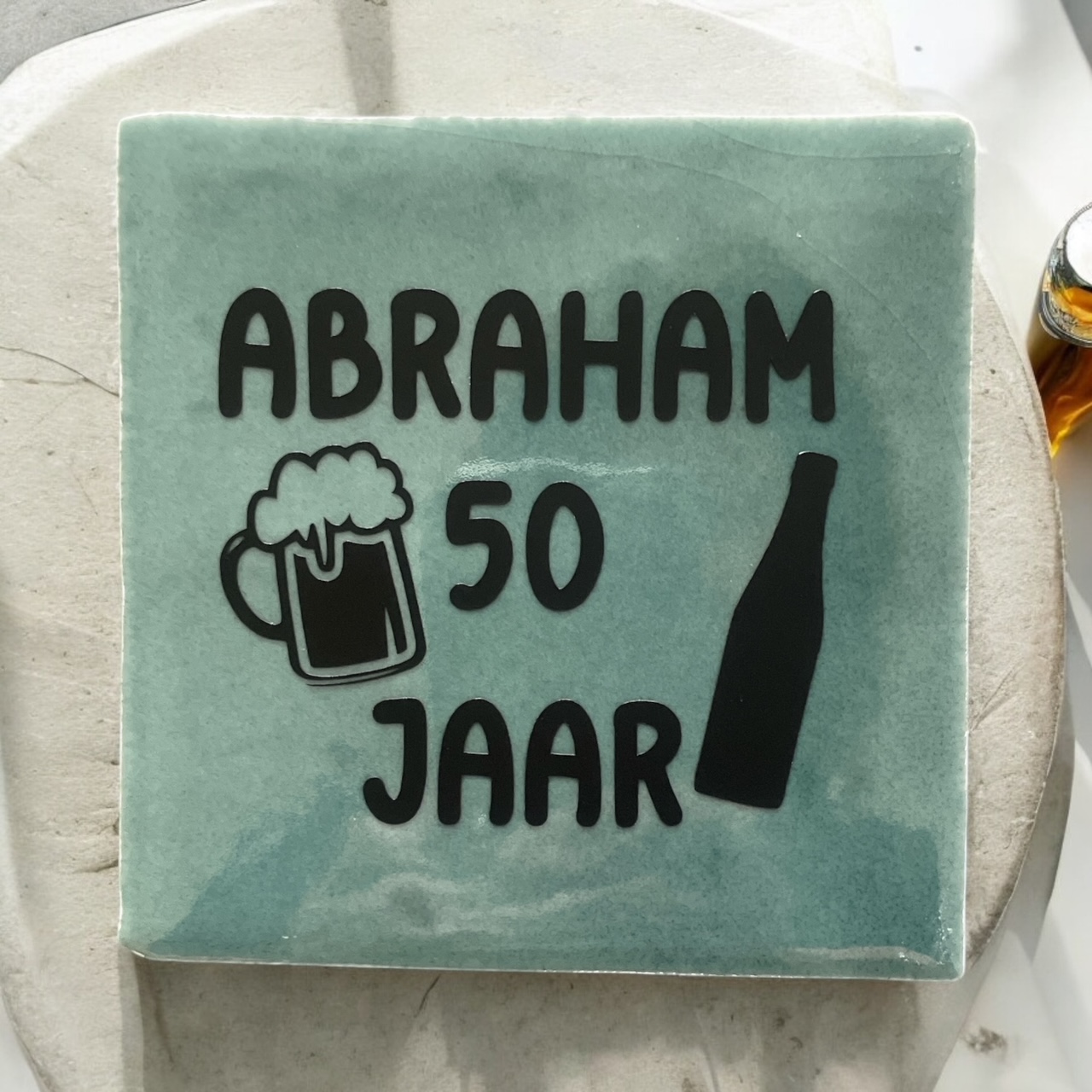Tegeltje "Abraham"   #133#