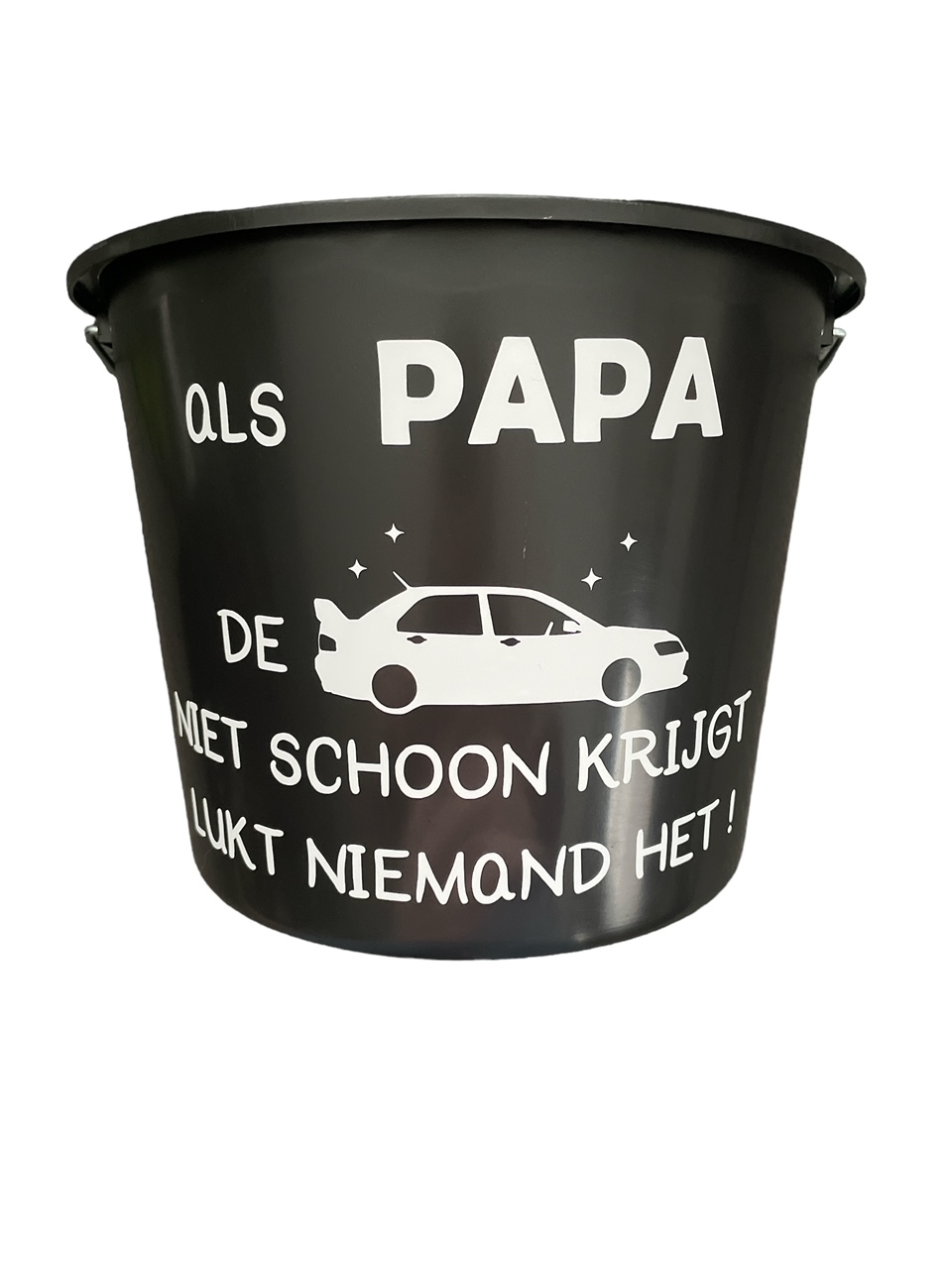 Sticker: Als Papa de auto"