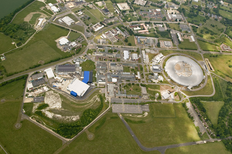 Aerial view STFC's Rutherford Appleton Laboratory, 12th June 2010