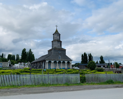 Nercon Church, Chiloe, Chile.