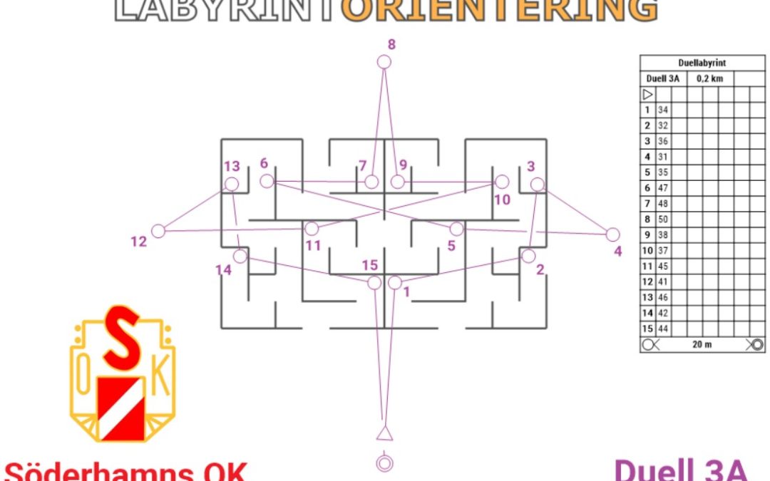 Labyrint-OL på Bergviksskolans friluftsdag