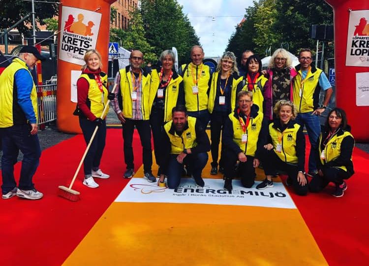Kretsloppet - Uppställning i målområdet gör klart för start - 2019