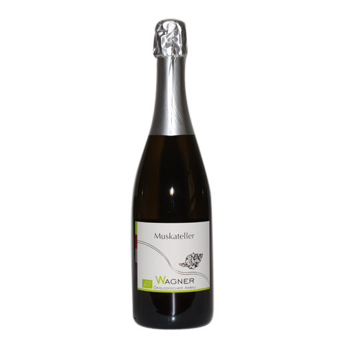 Muskateller 2021 Sparkling, Wagner. fra Rheinhessen baseret på Muskateller druen.