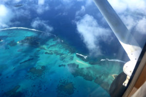 approaching the island