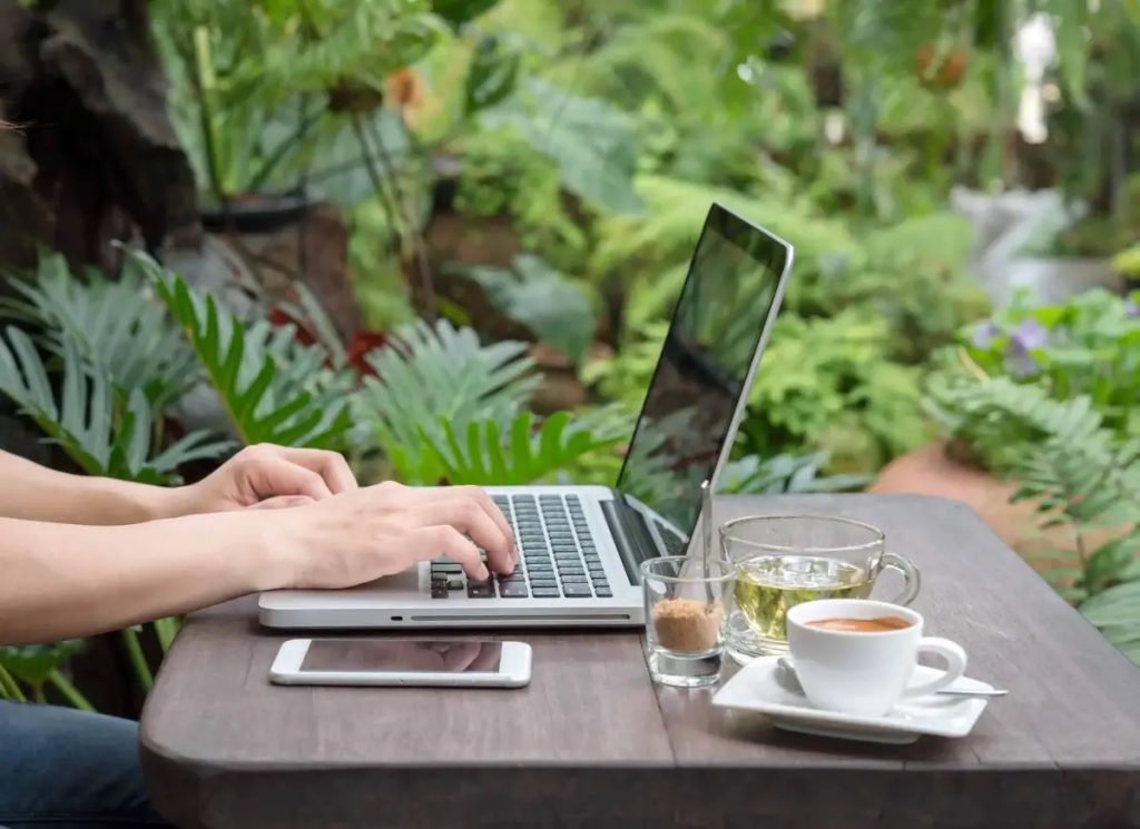 Remote workspace in the nature