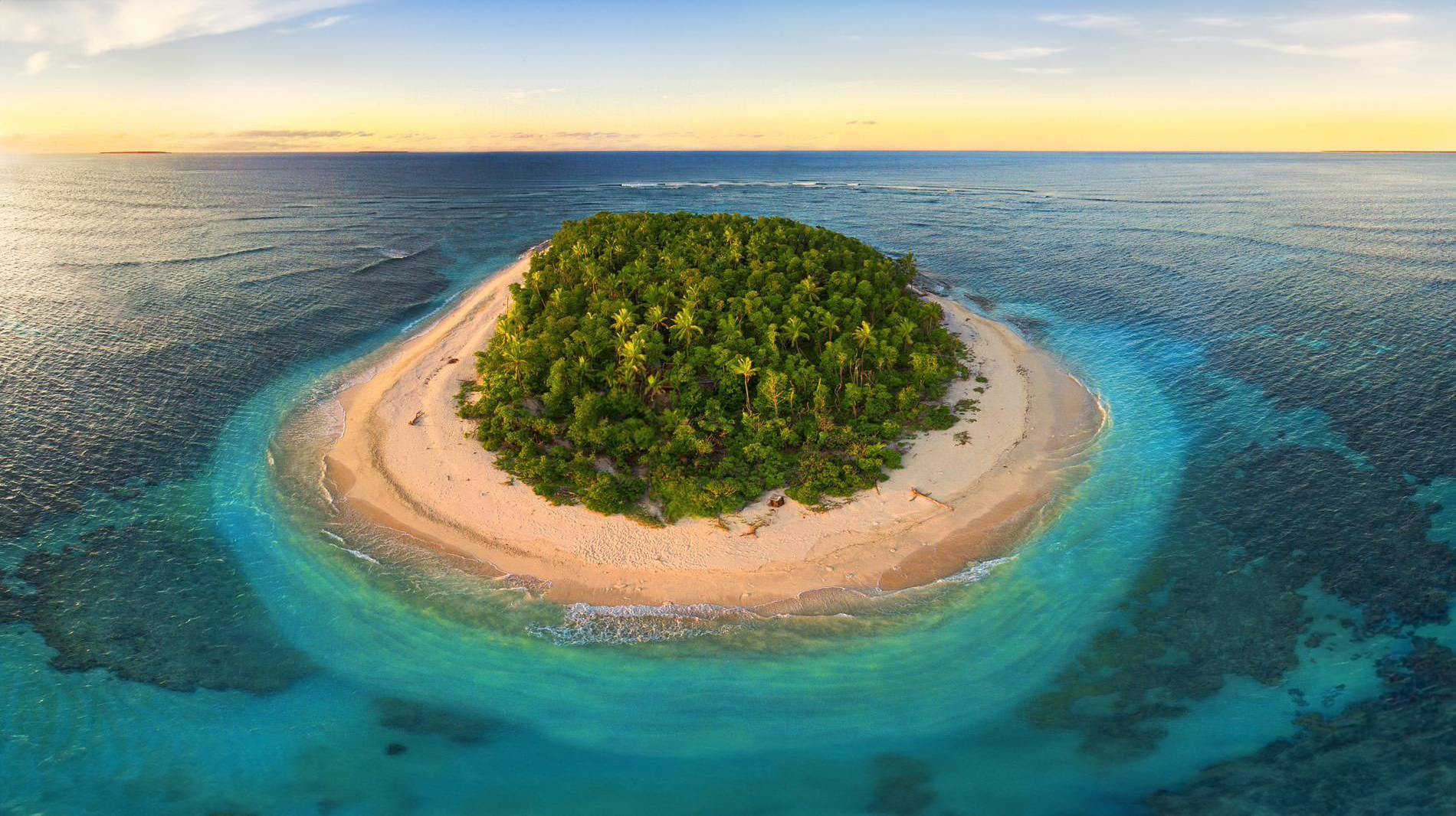 shelter on a desert island in tonga