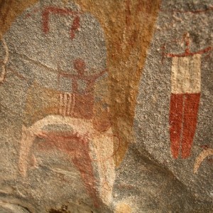 Neolithic cave paintings, Laas Geel, Naasa Hablood Hills, Somaliland, Somalia