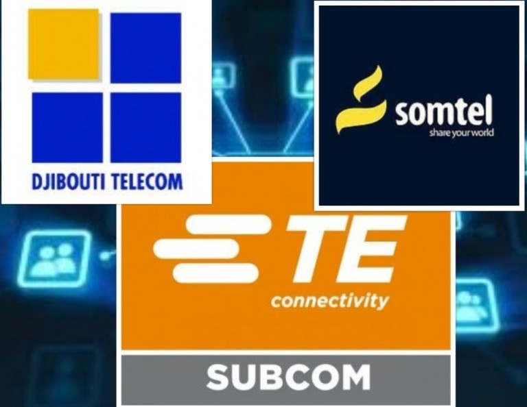 Somtel TE SubCom, Djibouti Telecom oo ku shuraakoobey Fibre Optic Xawaare Sare leh oo Xidhiidhiya dalalka Geeska Afrika