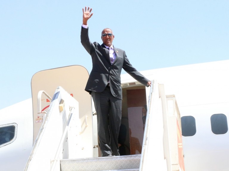 President Bihi departs to United Arab Emirates