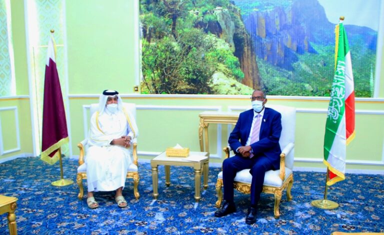 Maxay ka wada-hadleen madaxweynaha Somaliland iyo Ergayga Dhexdhexaadinta khilaafaadka Dalka Qatar?