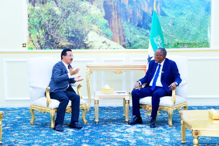 Madaxweynaha Somaliland oo shirkadda DP World kala hadlay Furitaanka Wejiga 1aad ee Dhismaha Dekedda Berbera