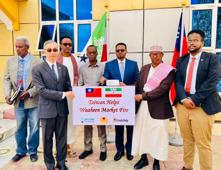 Taiwanese government and NGOs donate US$550,000 and Supplies to Somaliland