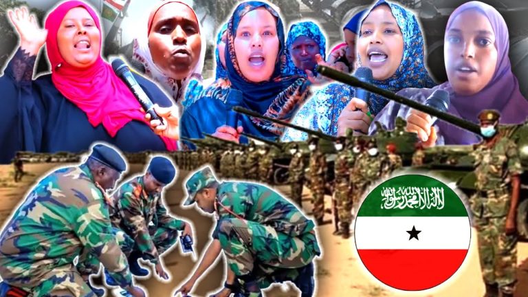 Haweenka Somaliland Oo Farriin Culus U Diray Ciidanka Qaranka iyo Huwanta Laascaanood