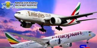 Ethiopian Airlines and Emirates Airways avoided Collision by SCAAA