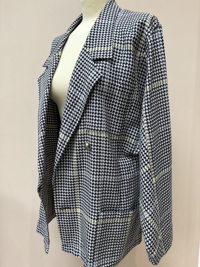 Amazing vintage wool dogtooth jacket size 8/10