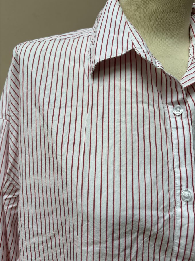 Beautiful 100% cotton striped boxy shirt size 10/12