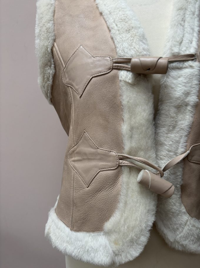 Beautiful Manoush shearling gilet size 10/12