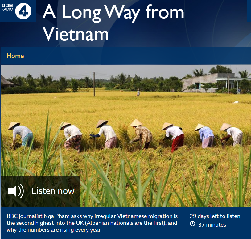 Philippa Southwell and the Independent Anti-Slavery Commissioner spoke in an interview for the BBC Radio 4 Documentary ‘A Long Way from Vietnam’