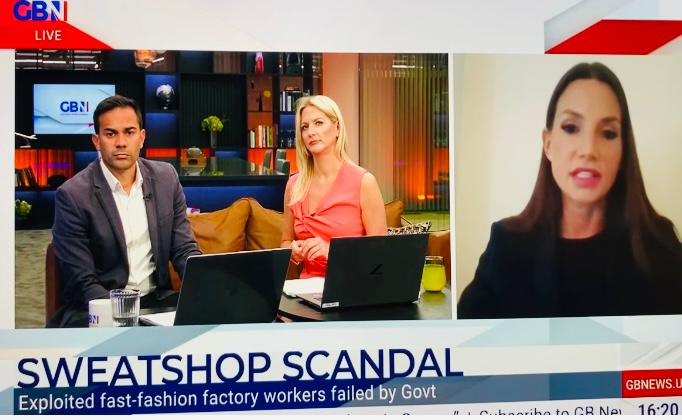 Southwell & Partners Managing Director, Philippa Southwell, interviewed by GB News on Modern Slavery Compliance in Fashion Industry