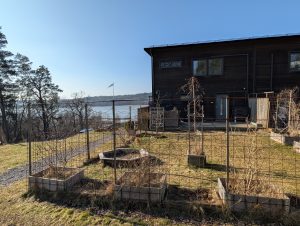 Trädgårdstäppa med odlingmöjligheter