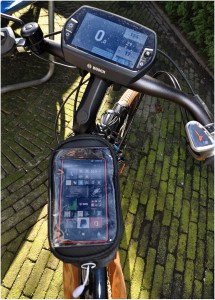 transparante bovenklep voor de mobiel