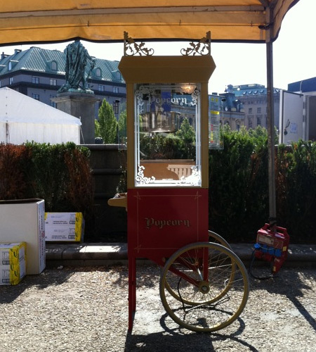 Popcornvagn Antik