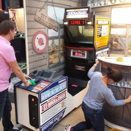 Skjutspel Quick N Crasharkiv Spelaktiviteter