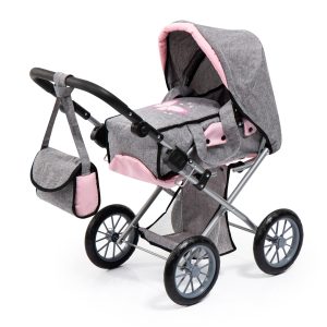 Bayer Dolls Pram City Star Grey