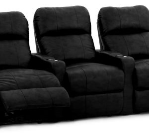 Bio Octane Seating XL700 Smartsuede Svart Onyx 2-sits Rak